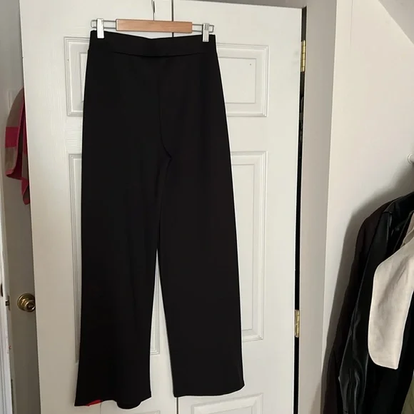Black and red Zara jogger style wide leg pants in size S - Picture 4 of 4